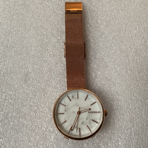 Fossil Hutton Three-Hand Rose Gold-tone Women’s Watch (BQ3491) main image 7